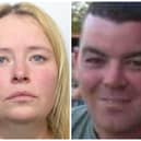 Lisa Ellwood was convicted of murdering Ryan Ellwood at their home in Wakefield. (pics by WYP)