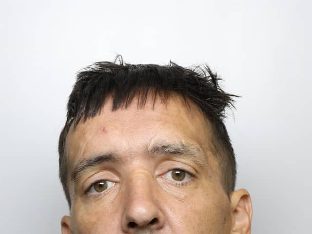 Sykes was jailed for attacking a man who filmed him as he tried to steal alcohol. (pic by WYP)