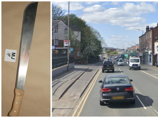 Rodrigues threatened staff at the pizza shop on Doncaster Road with the machete. (library pics from National World / Google Maps)