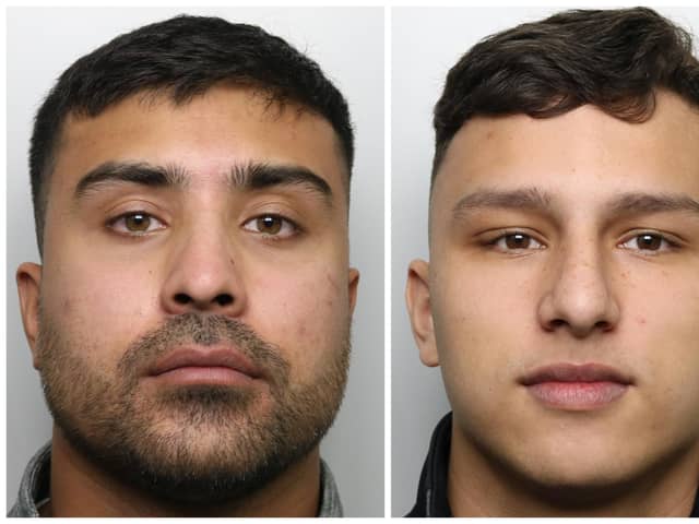 Hanif (left) and Iqbal were jailed after police found £156,000 of drugs. (pics by WYP)