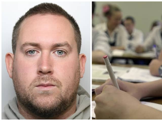 Michael Pierce, 34, has been banned from teaching indefinitely.