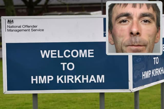Eastman (inset) fled the open prison in Lancashire claiming he was promised that he would be released.