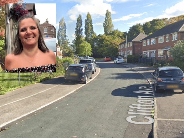 Louise Hargill, who was 46, died after she was in collision with a black Vauxhall Corsa.