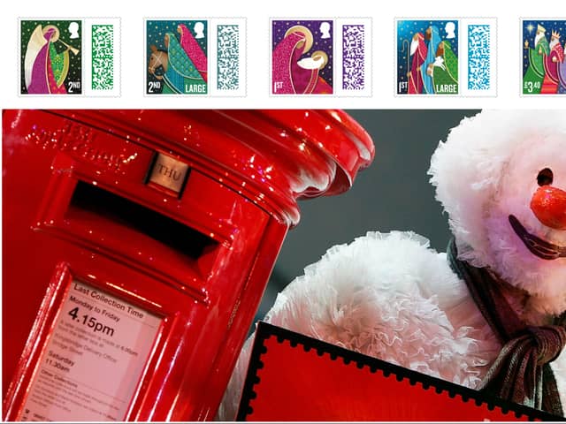 Royal Mail has unveiled its 2025 Christmas stamp collection, featuring Nativity-inspired designs (Images: Getty Images/Royal Mail)