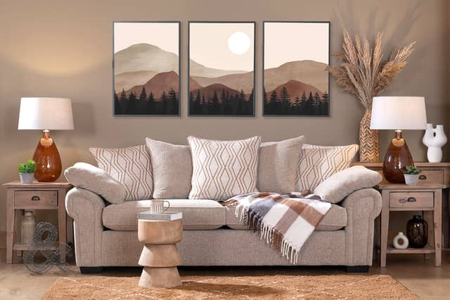 Alstons Alpine sofa where premium quality meets cosy mountain lodge style available at SASO.