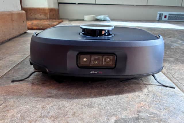 The Eufy Omni E35 combines strong vacuuming with a self-cleaning mop, and performed particularly well on hard floors during my two-week test.