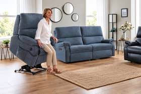 At SASO you can try adjustable powered chairs to make sitting and rising easier.