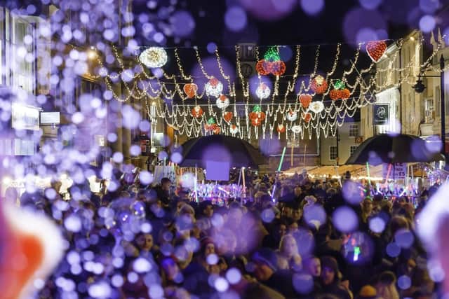 Pontefract will be lighting up for Christmas tonight.