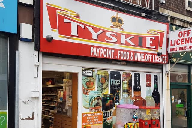 Qadri ran Tyskie, on Kirkgate in Wakefield.