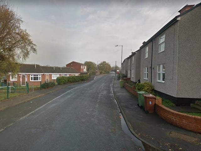 Some WF8 4 postcodes are covered by this LSOA, which includes Halfpenny Lane, Queen's Avenue and Queen's Road in Pontefract.