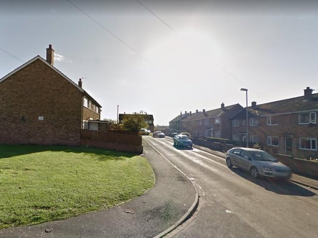 WF11 postcodes are covered by this LSOA, with streets including Cotterill Road, Ingram Crescent and Plowes Way.