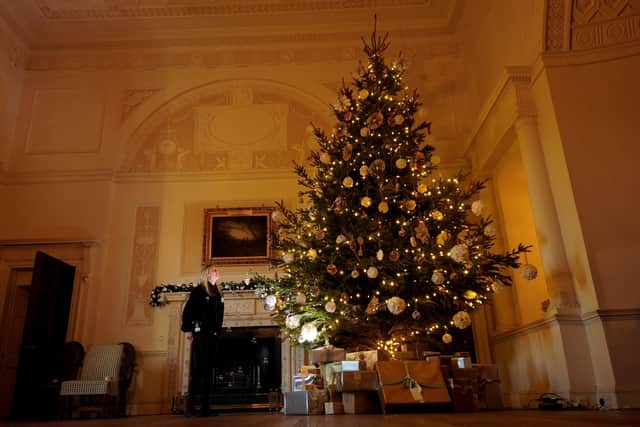 Christmas decorations at Nostell Priory.