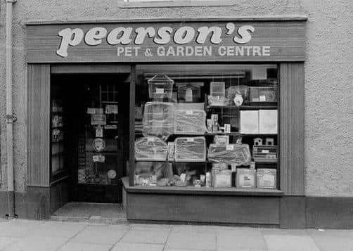 Pearson’s: The pet shop was a favourite.