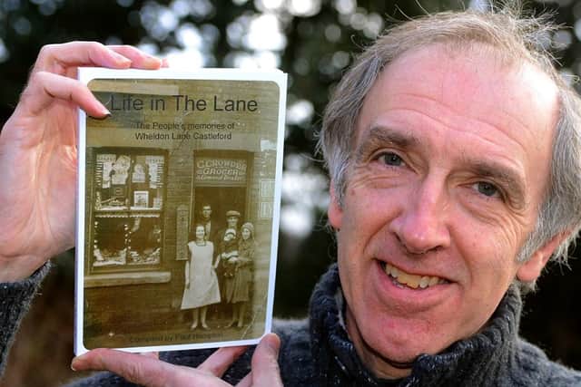 Paul Hampton has written a second book about what life was like down Wheldon Lane. Pictured here with the first.