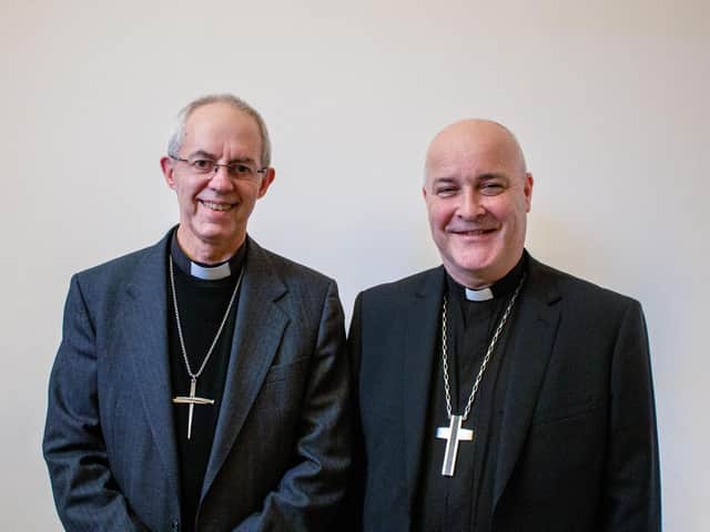 Bishop Cottrell (right) served asDiocesan Missioner and Bishops Chaplain for Evangelism in the Diocese of Wakefieldfrom 1993 until 2001.