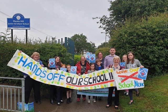 Parents have been praised for their campaign in support of Mackie Hill's current leadership.