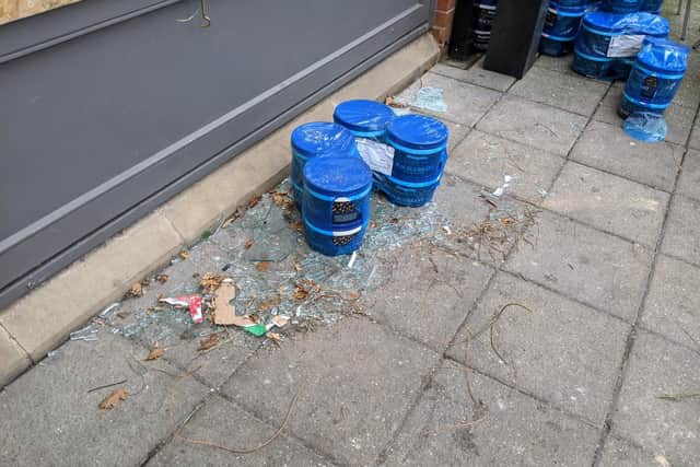 Staff at a Wakefield food bank have been "blown away" after the community raised almost 1,000 in their name following a spate of vandalism attacks.