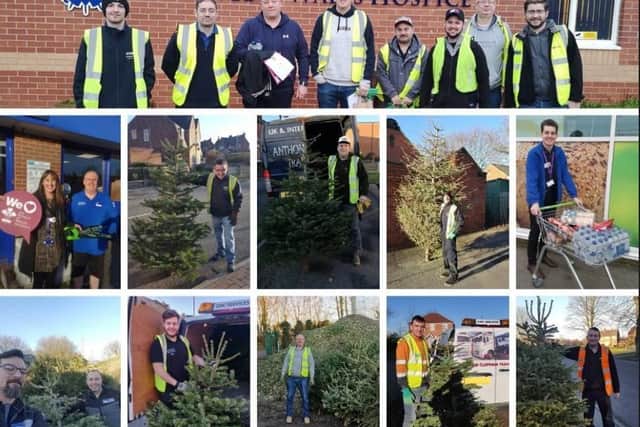 This year's Christmas Tree collection has been the organisation's biggest yet, collecting 433 trees and raising more than 4,500.