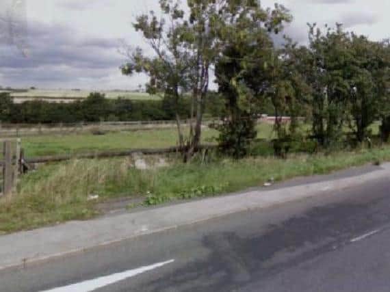 The proposed site lies close to the M62.
