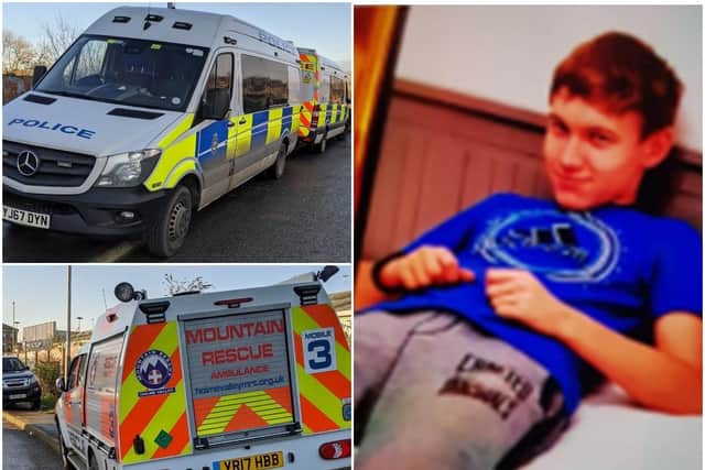 Mountain rescue teams have been called in to join the search for missing Wakefield teenager Mateusz Lugowski.
