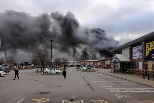 A witness described hearing 'explosions' from the fire (Photo: YorkshireDaveUK)