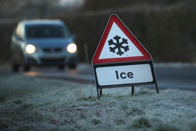 The Met Office has issued a yellow weather warning for snow and ice across the city from 3pm today (Monday) to midnight tomorrow.