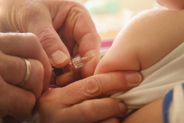 In September 2015, the UK became the first country to offer a new vaccine (Bexsero) againstMenBto babies at eight and 16 weeks of age, followed by a booster around their first birthday. (Getty Images)