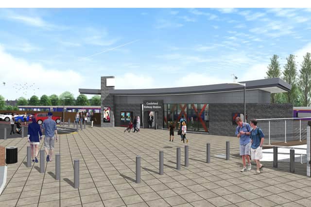 Work has begun on a multi-million pound upgrade at Castleford Railway Station, which will see the site become a gateway to the town. Photo: West Yorkshire Combined Authority