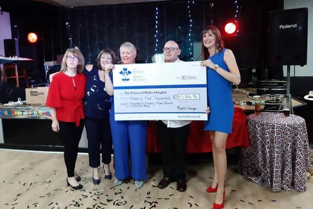 Her initial target was 30,000 and in just a little over a year, Michelle has raised 46,000 for the hospice