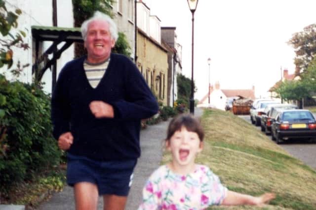 Laura Hughes' grandfather Trevor was cared for by the hospice.