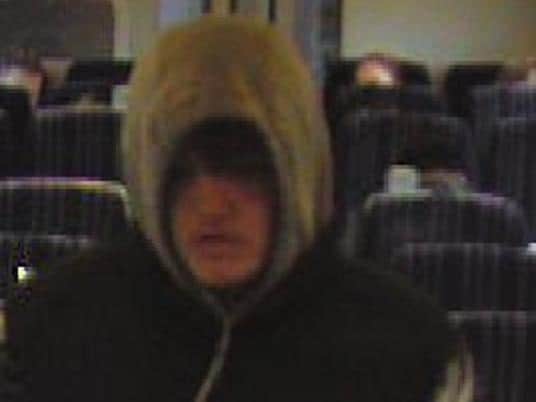 British Transport Police are today releasing a second CCTV image after a member of staff was assaulted on a train.