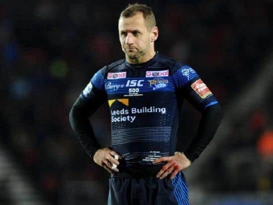 HERO: Rob Burrow inspired Brody to become a rugby player.