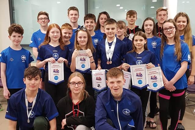 Yorkshire success: City of Wakefield swimmers.
