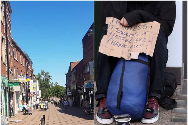Police, shoppers and the council have all expressed concerns about aggressive begging in Wakefield city centre.