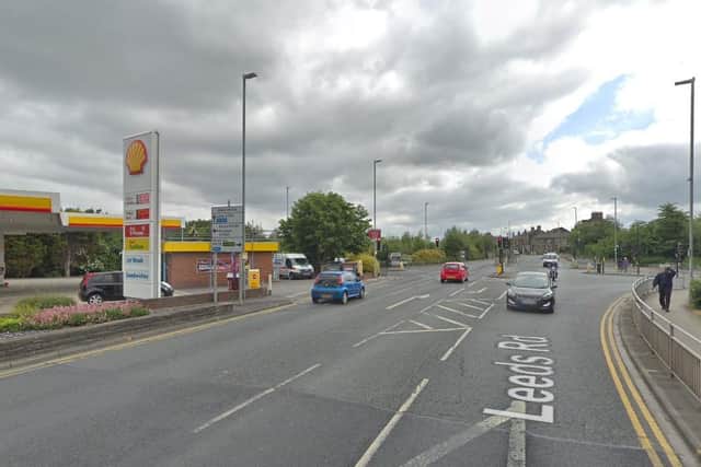 A woman has been taken to hospital after a road traffic collision in Dewsbury this afternoon. Photo: Google Maps