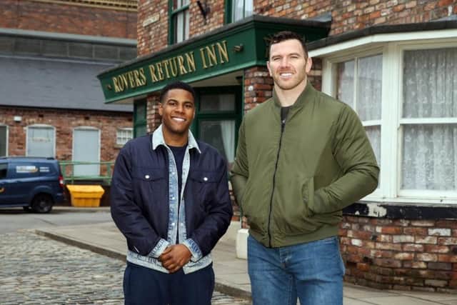 Coronation Street star Nathan Graham met with LGBT+ rugby player Keegan Hirst as part of research for a storyline about homophobia in football.