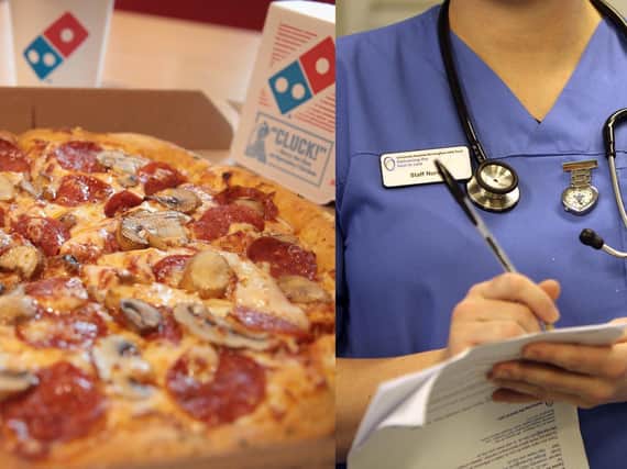 Domino's Pontefract, Castleford and Hemsworth are offering a free pizza to thanks our NHS staff