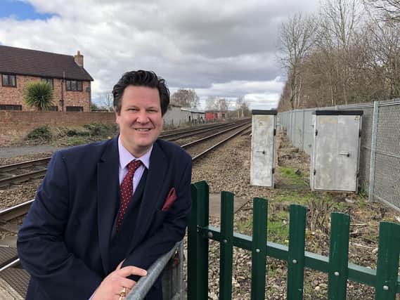 The village has been left without a rail link for the past 60 years but Elmet and Rothwell MP Alec Shelbrooke hopes to unlock a share of the 500 million promised by the government to improve transport links.