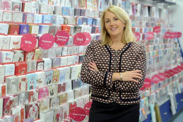 Card Factory boss Karen Hubbard