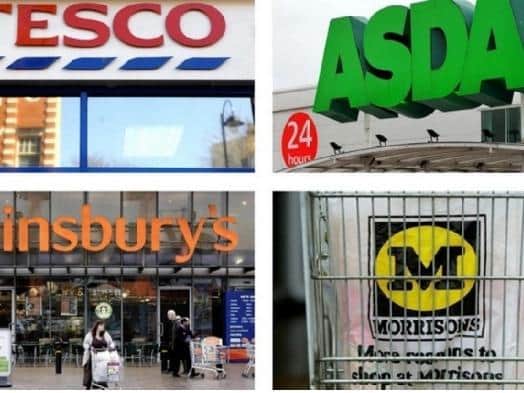 Here are the new opening and closing times of supermarkets across the district and when they will be opening JUST for the elderly and vulnerable: