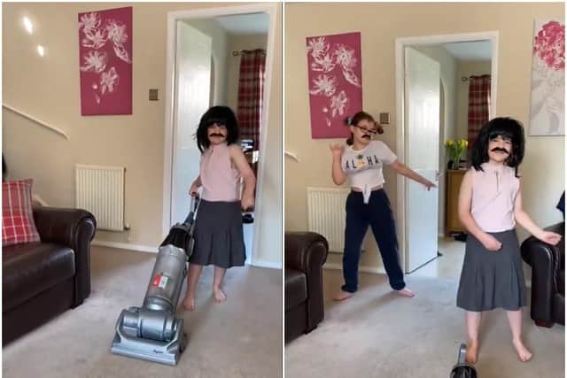 A Wakefield dad has shared a video of his kids doing their best Freddie Mercury impressions as they recreate the music video for Queen's classic hit I Want To Break Free.