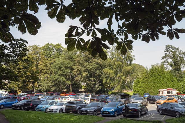 Wakefield Council has closed the car parks at all its parks and country parks. Newmillerdam Country Park car park is pictured in August 2019.