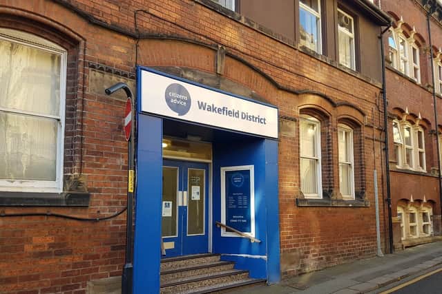 Citizen's Advice's office on King Street in Wakefield is currently closed.