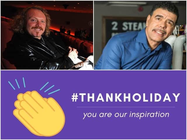 Tweets from famous faces Keith Lemon and Chris Kamara, and famous brands such as Haribo and Warbutons helped to spread heart-warming messages.