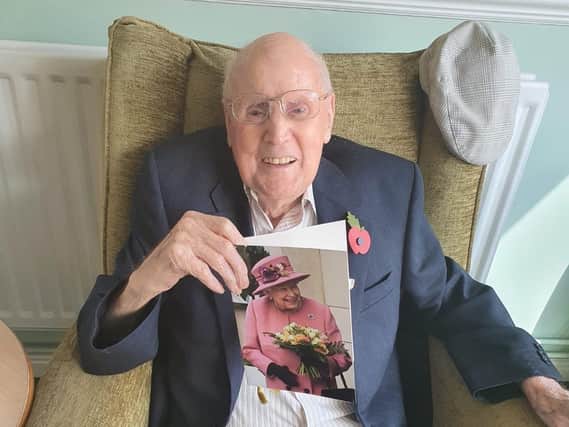War veteran John Mountain, from Outwood, has celebrated his 100th birthday in lockdown.