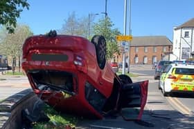 The crash on Ings Road.
