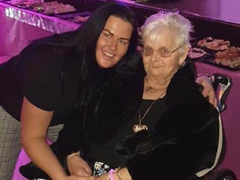 Marie with her Nanna, the driving force behind Marie's community efforts