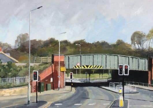 Wakefield artist Tony Wade has painted a series of pieces depicting the city during lockdown.