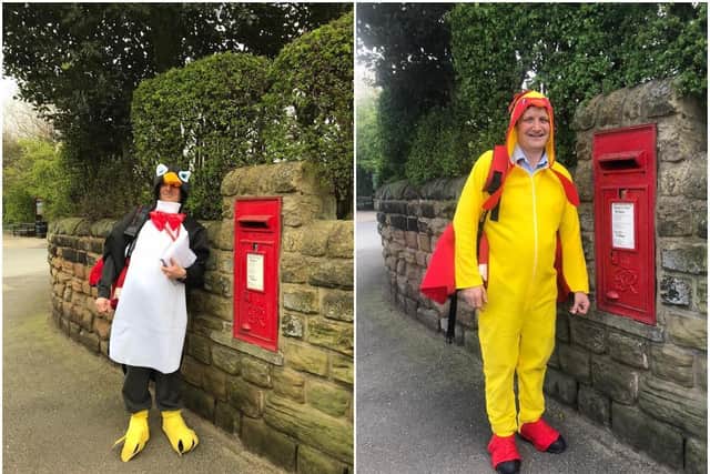 Jonathan's costumes have so far included a penguin, an Oompa Loompa and even the '118 Man' from the popular series of TV adverts.