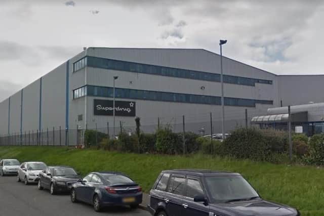 The Superdrug distribution warehouse.